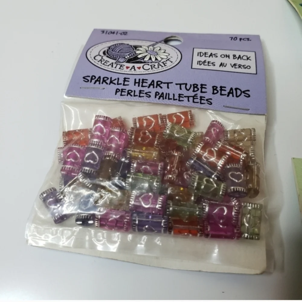 Vintage Bead Bundle: The Beadery & Create-A-Craft | Hearts, Flowers, Spacers